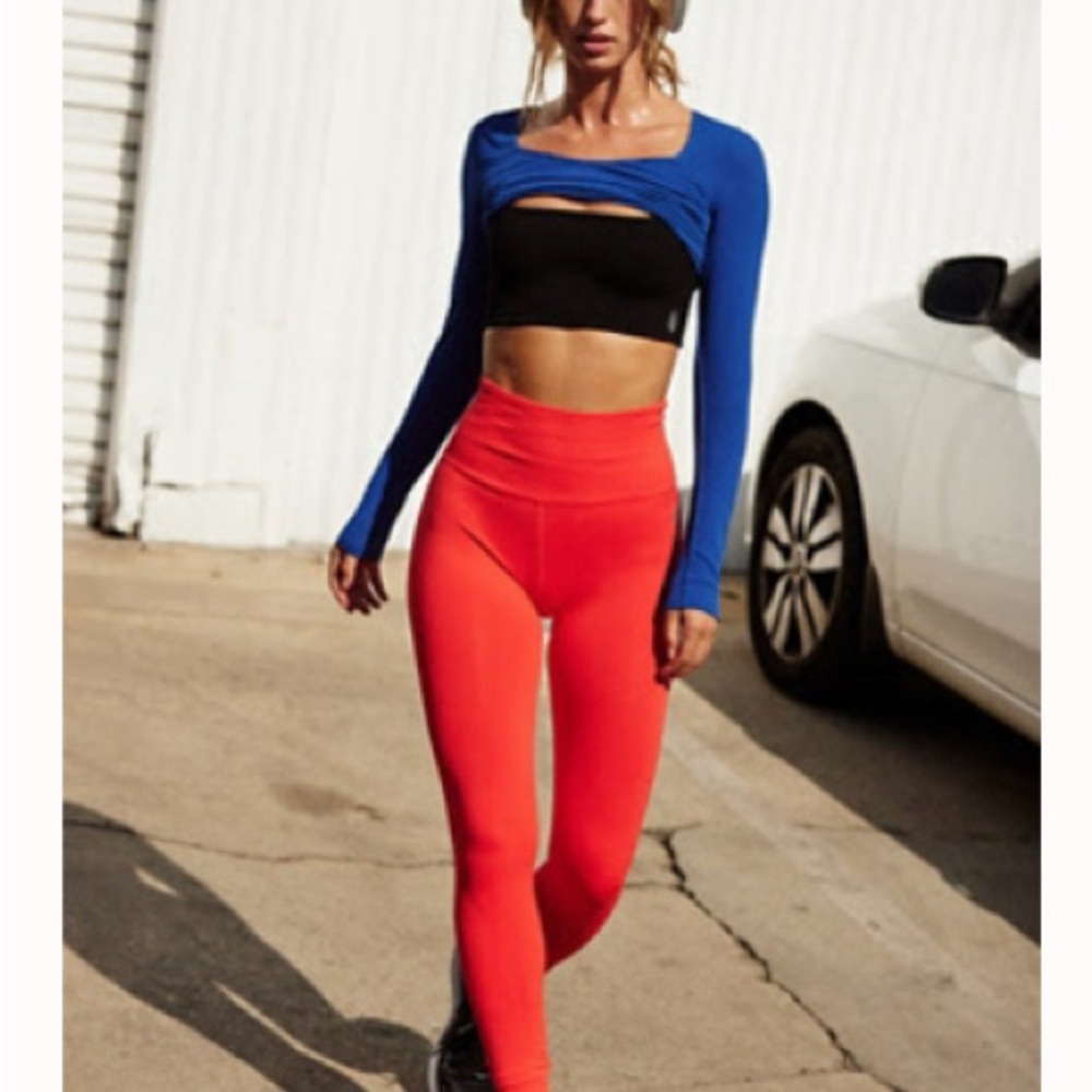 FP Movement by Free People Vibrant Red Leggings